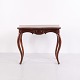 Table Ancienne Pliante en Acajou avec Pieds Galbés XIXe Siècle