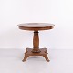 Table Ronde Ancienne en Acajou Style Empire Tardif ca. 1840