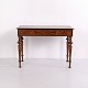 Petit Bureau Ancien en Noyer avec Placage de Loupe ca. 1880