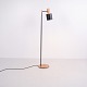 Lampadaire Studio de Jo Hammerborg en Métal Noir et Cuivre Fog & Mørup Années 1960