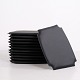 Ensemble de 12 Coussins d’Assise en Cuir Noir pour la Chaise Wishbone CH24